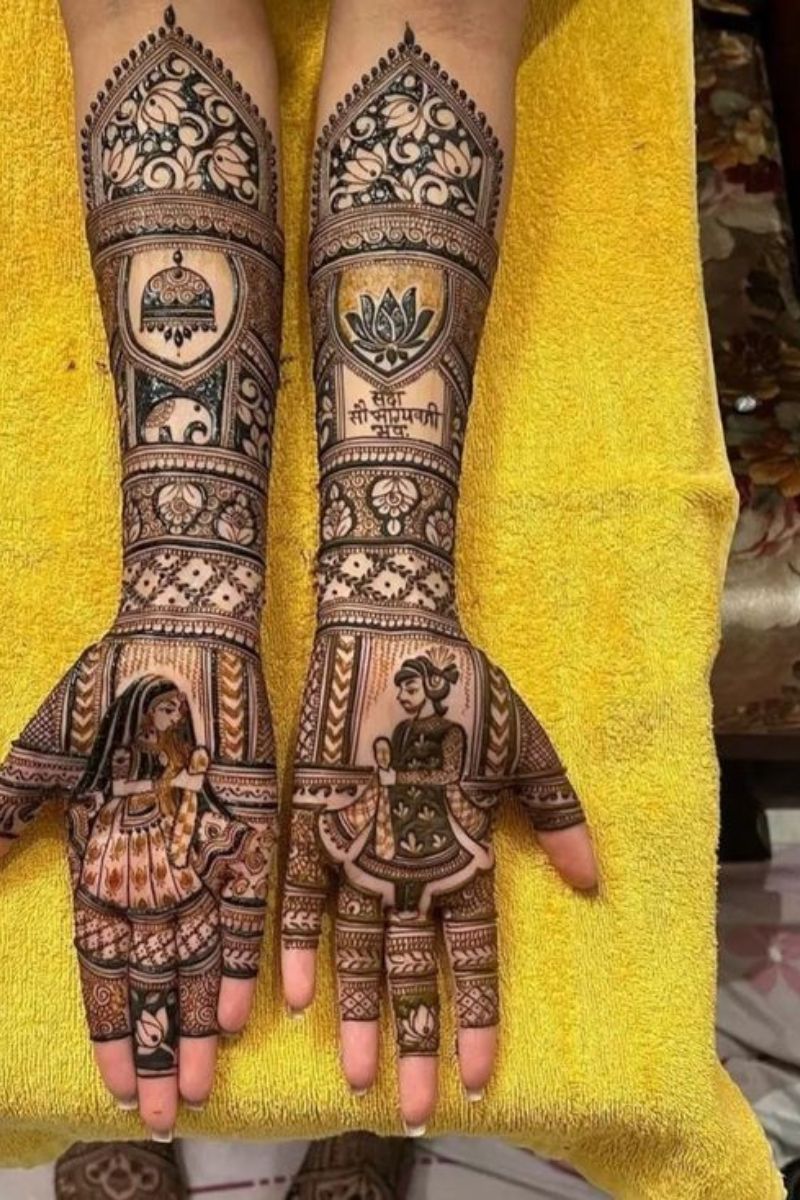 Indian Style mehandi